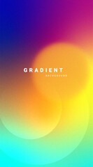 Abstract blurred colored gradient background for presentation,Vertical banner. Vector illustration.