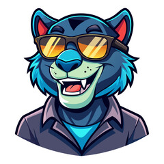 Fototapeta premium Panther mascot Character 
