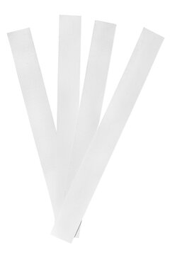 Perfume testing strips isolated