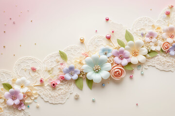 pink cherry blossom on wooden background