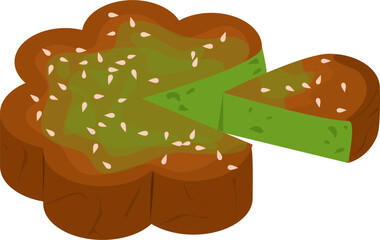 Malaysian food Illustration. Malaysian cuisine.