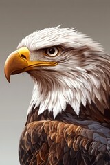 Obraz premium An eagle head portrait high resolution