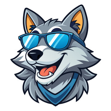 Wolf mascot Character 