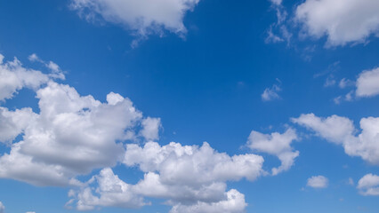 clear blue sky background,clouds with background, Blue sky background with tiny clouds. White fluffy clouds in the blue sky. 