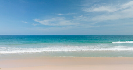 Sea sky horizon blue sea blue sky.