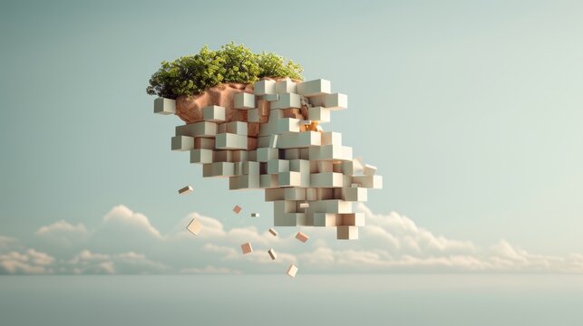 A surreal abstract symbol representing the pursuit of knowledge and understanding, symbolizing the ongoing learning and refinement of strategic thinking.