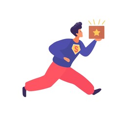 Assessment of business icons on white background.