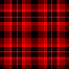 Halloween vector pattern with plaid stripes and pumpkins, spooky ghosts, and scary ornaments. Ideal for autumn background, textile, fabric, party decor, greeting cards, posters, or tiled wallpaper.