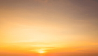 Obraz premium Gradient blur Overlay Orange Sky Evening Sunset Sunrise Pastel Soft Effect Background Pattern Abstract Texture Design Summer Nature Spring Light Beauty Template Yellow Color Wallpaper Tropical