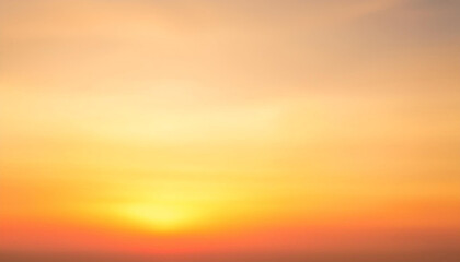 Obraz premium Gradient blur Overlay Orange Sky Evening Sunset Sunrise Pastel Soft Effect Background Pattern Abstract Texture Design Summer Nature Spring Light Beauty Template Yellow Color Wallpaper Tropical