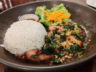 Pad Kraprao Moo Yang