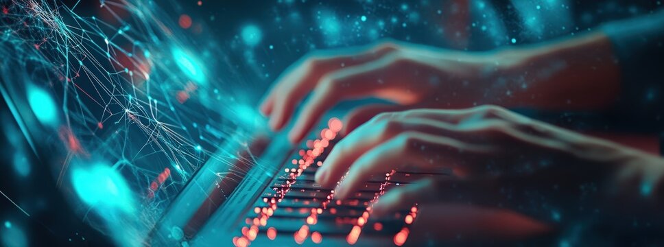 IT coordinator directing team in data center background server racks big data storage digital technology database operations concept banner