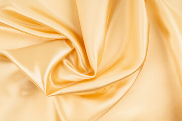 Gold silk texure as background