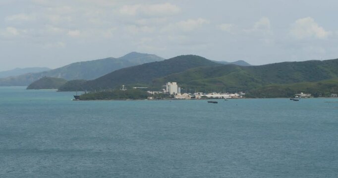Noumea, New Caledonia, View from the sea.