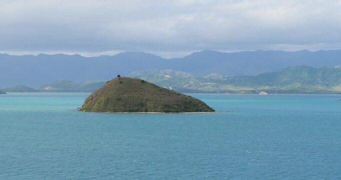 Sailing along the coast of Noumea, New Caledonia
