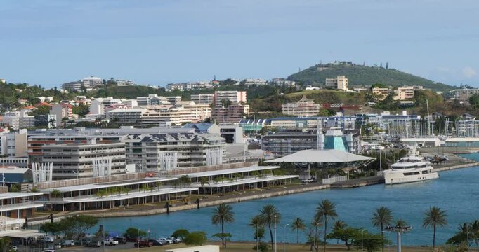 Yacht's and Boats In Port Moselle Marina, Noum&eacute;a, New Caledonia.