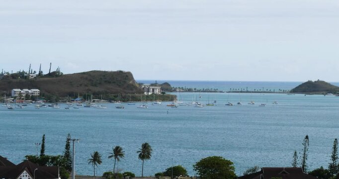 Yacht's and Boats In Port Moselle Marina, Noum&eacute;a, New Caledonia.
