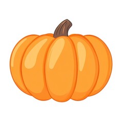 Obraz premium Elevate your festivities with this simple pumpkin design, perfect for carving and creative inspiration.