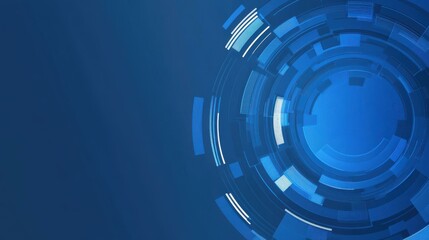 Explore a sleek blue design with circles, ideal for showcasing innovation and creativity in your projects. Elevate your digital work now