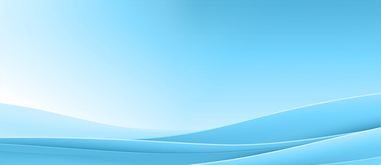 Fototapeta premium Abstract light blue wave curve business background