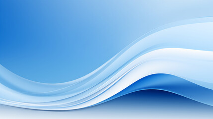 Abstract light blue wave curve business background