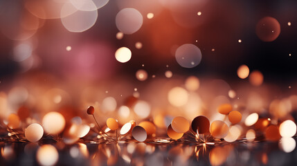 Soft background featuring out-of-focus bokeh lights in warm tones, with a smooth gradient, creating a dreamy and elegant atmosphere, ideal for artistic or inspirational presentations