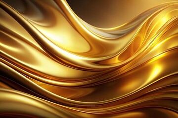 Asymmetrical wallpaper liquid abstract background with gold