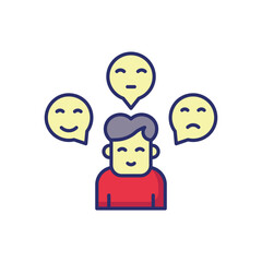 User Behavior vector icon stock illustration