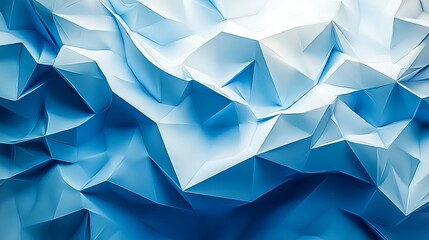 Obraz premium Abstract Geometric Blue and White Background