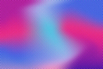 Gradient Blue Pink Halftone