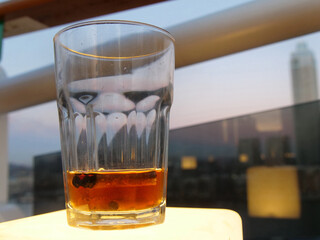 Fotoeindruecke zum Thema Kreuzfahrt auf einem Kreuzfahrtschiff mit lebendigem Bordleben.