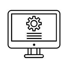 Loading icon vector. Update system illustration sign. Concept of upgrade application progress symbol or logo.