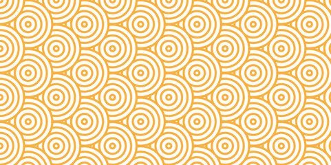 Fototapeta premium Modern diamond geometric waves spiral pattern, abstract circle wave lines. wood color seamless tile stripe geomatics overlapping create retro line pattern background. Overlapping Patter
