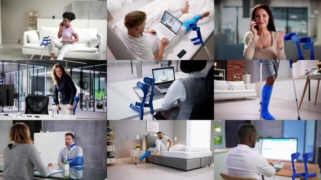 Injured Employee At Workplace And At Home