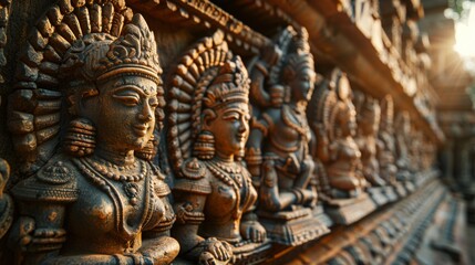 Fototapeta premium Minimalist background banner depicting Maharaja Agrasen Jayanti with spiritual Hindu themes and cultural significance. 