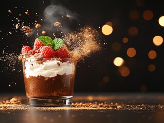 In Italy, budino, a rich and creamy pudding, is flavored with chocolate or vanilla, found in cozy trattorias throughout Rome