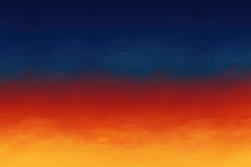 abstract blending of blue and orange