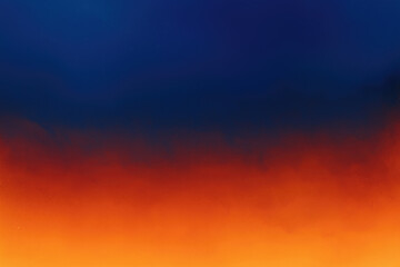 Fototapeta premium abstract orange background blending with blue 