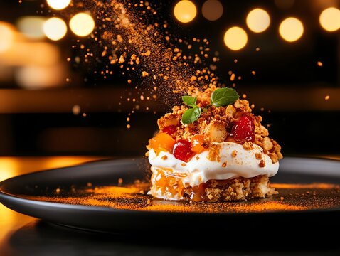 In Peru, suspiro a la limena is a creamy dessert made with dulce de leche and meringue, a sweet ending to meals in Lima