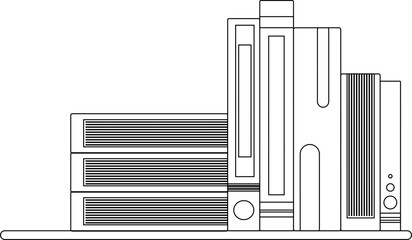 Stacked Book Outline