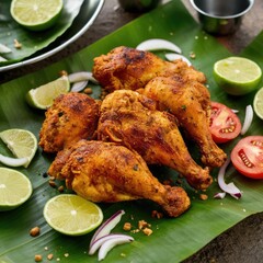 Beautiful Chicken curry on bowl