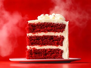 In the United States, red velvet cake, with its striking red color and cream cheese frosting, is a classic Southern dessert from New Orleans