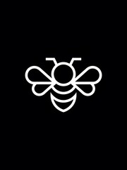 illustration of a flying bee