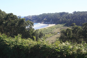 Playa de Barayo, reserva natural en Asturias.