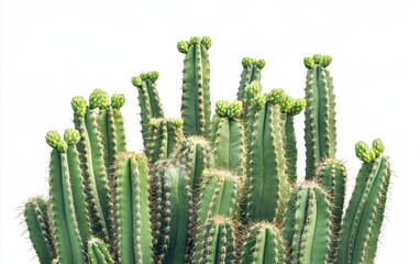 cactus isolated on white background 