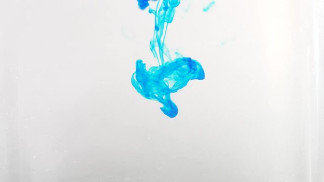  Slow Motion Paint Drops Forming Artistic Images in Water 
