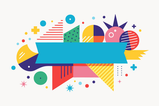 Abstract minimalist art celebrating national child health day