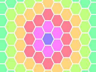 hexagon pattern background and wallpaper