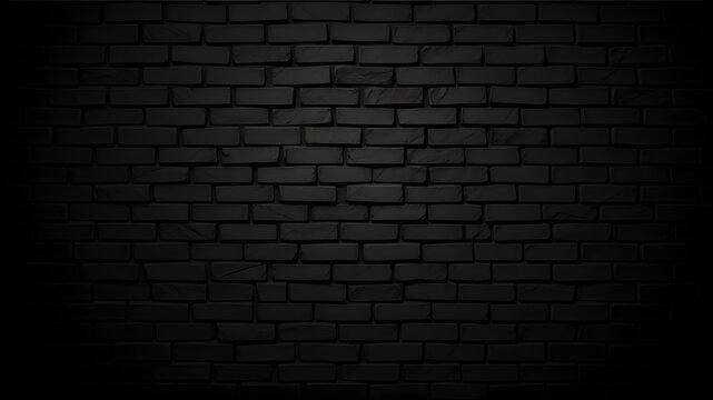 Fototapeta black brick background
