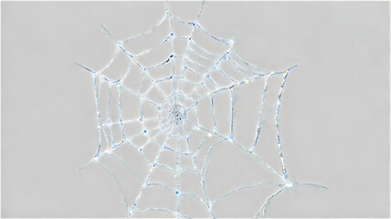 Obraz premium spider web isolated on transparent background